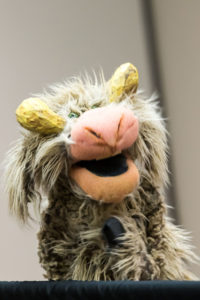 Fuzzy creature puppet!